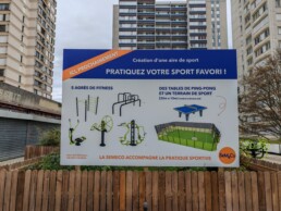 Une nouvelle aire de sport à Chemin Vert