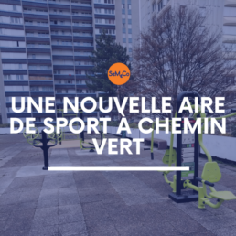 Une nouvelle aire de sport à Chemin Vert